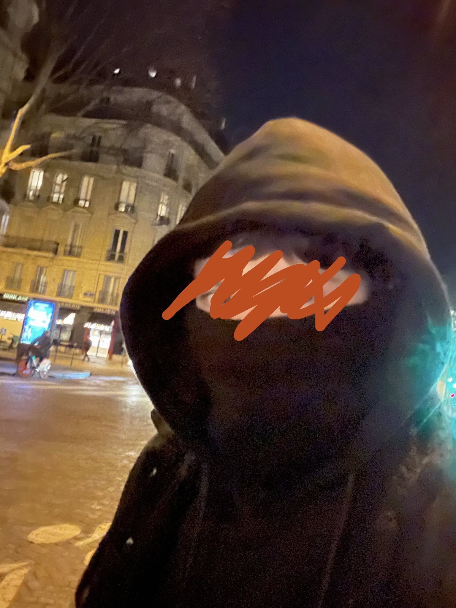 The masked man photograph